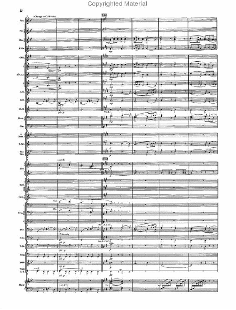 Armenian Dances, Part II Concert Band scores gallery preview page 30