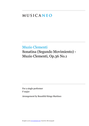Sonatina Op.36 No.1 (Segundo Movimiento)-Muzio Clementi