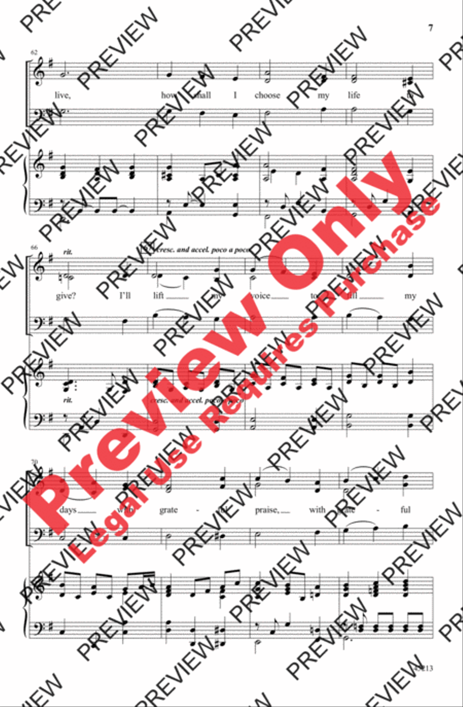 Give Me a Song Give Me a Song 3-Part scores gallery preview page 7
