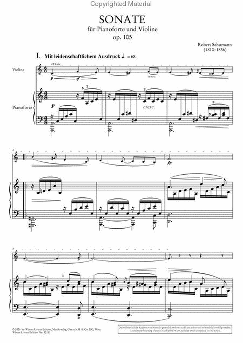 Sonatas for Violin and Piano - Volume 1
