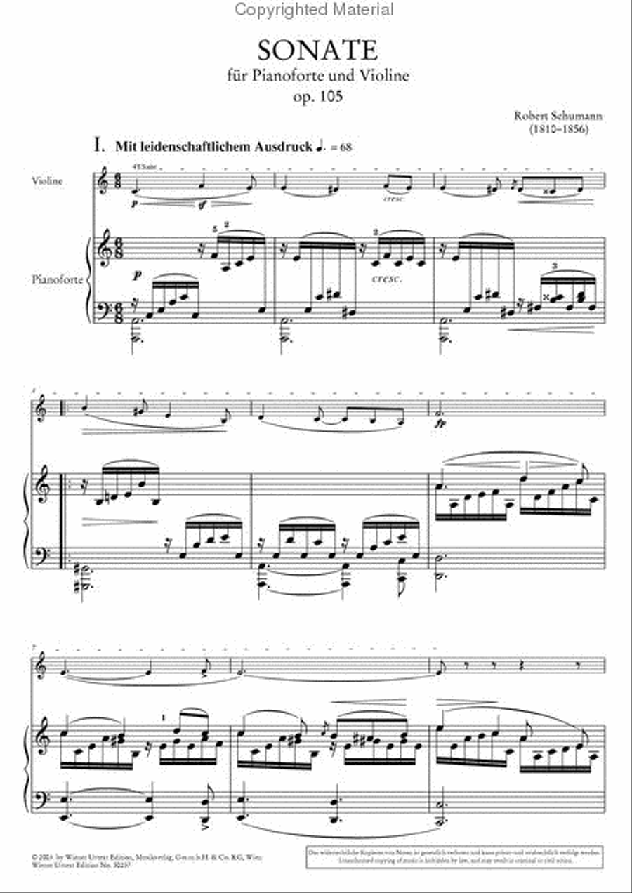 Sonatas for Violin and Piano - Volume 1 Violin Solo scores gallery preview page 3