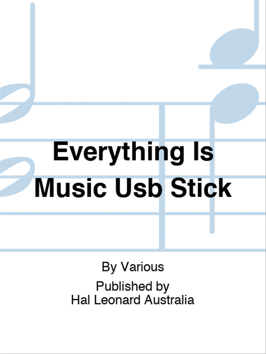 Everything Is Music Usb Stick Piano Solo scores gallery preview page 1