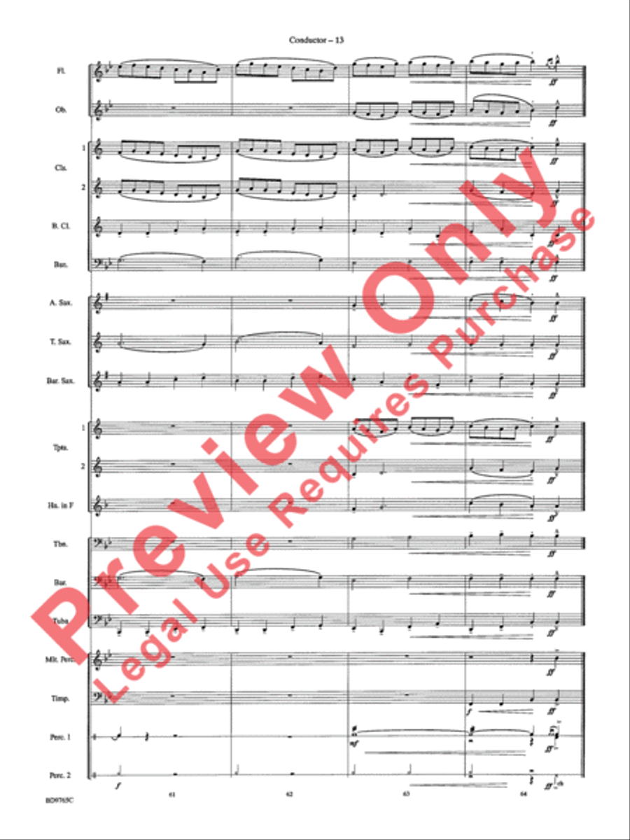 March from The Nutcracker Concert Band scores gallery preview page 16