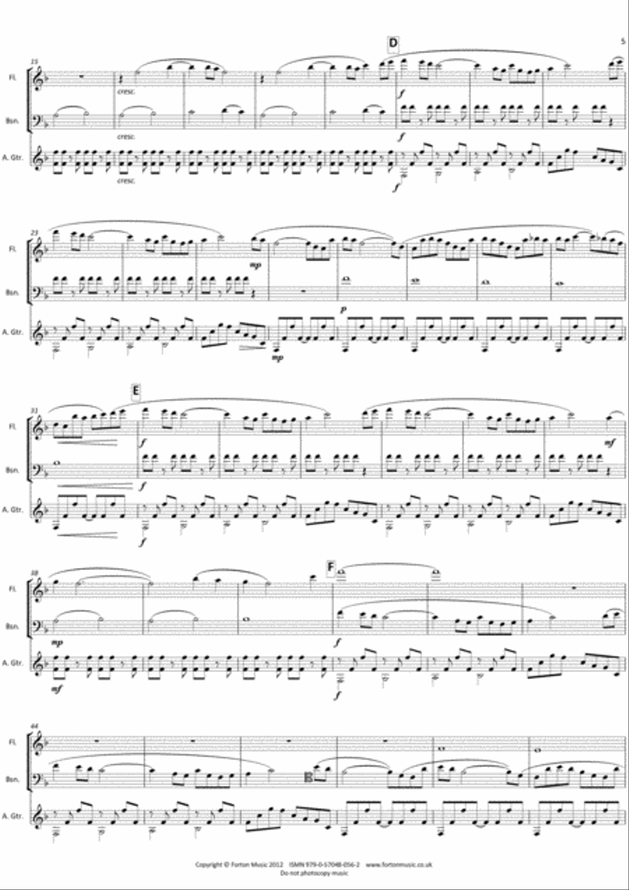 Awakening Awakening Bassoon scores gallery preview page 5