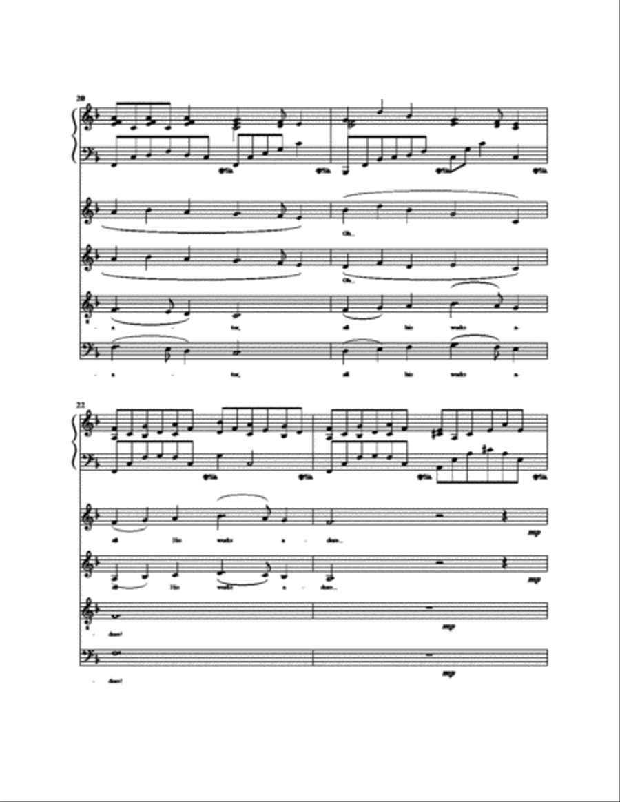 Welcome, Happy Morning Welcome, Happy Morning 4-Part scores gallery preview page 6