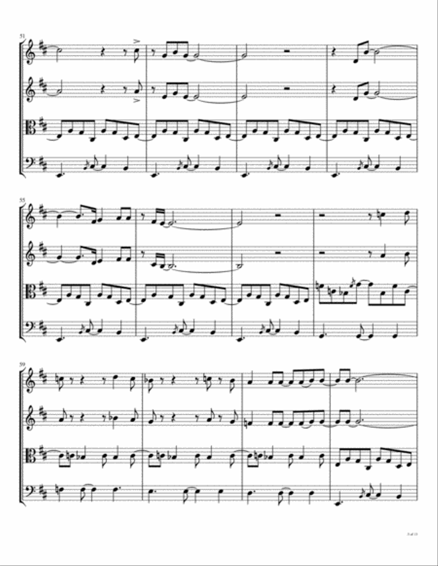 Guinnevere String Quartet scores gallery preview page 6