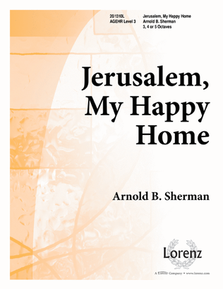 Book cover for Jerusalem, My Happy Home