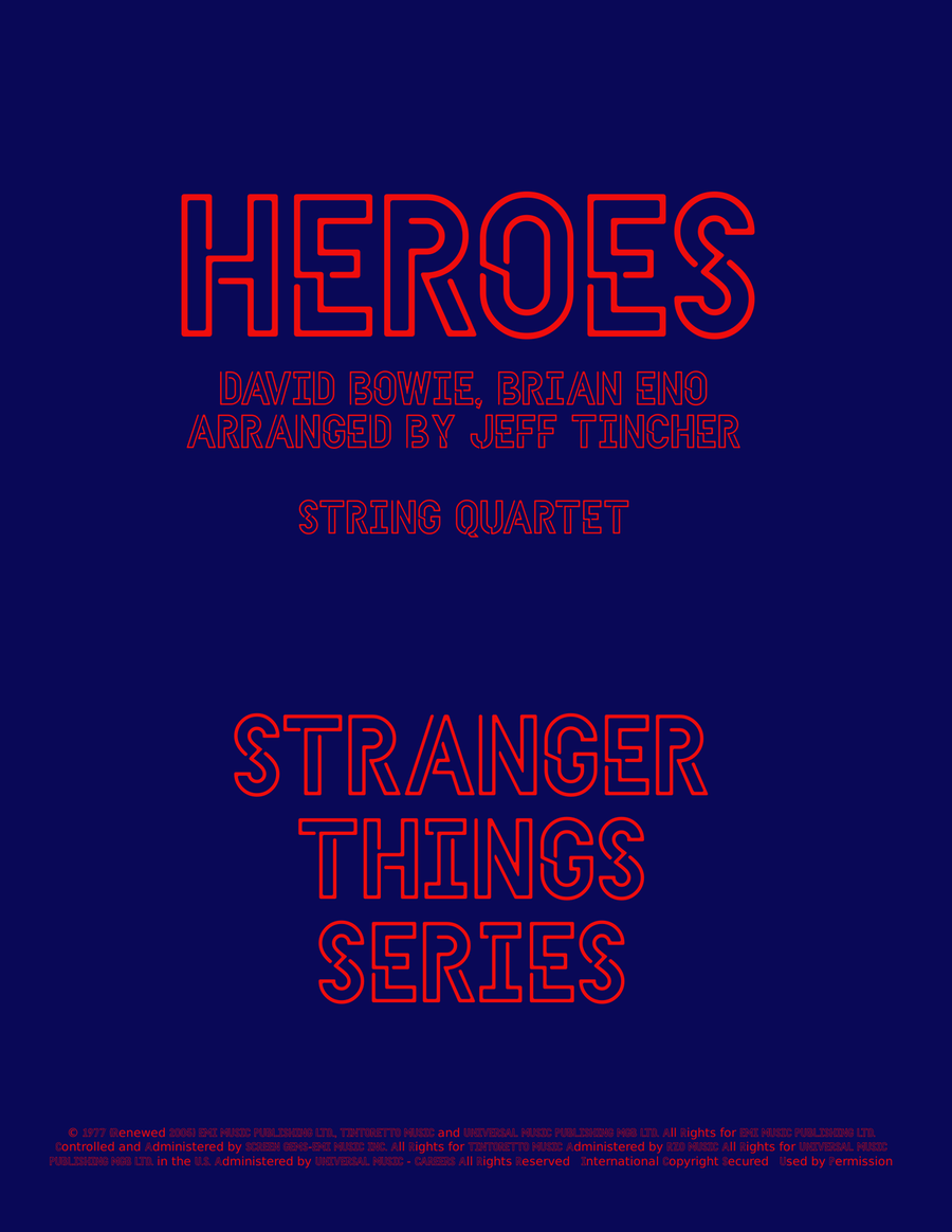 Heroes String Quartet scores gallery preview page 1