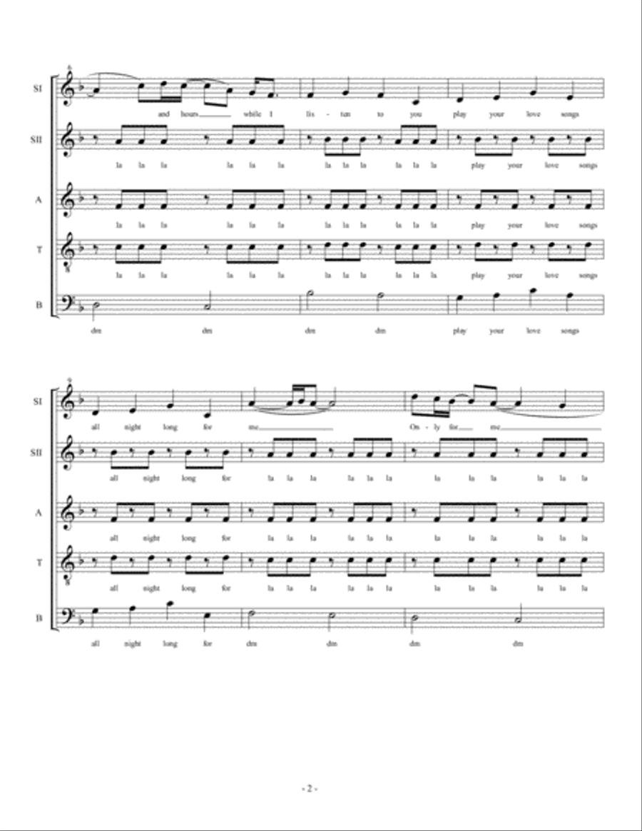 Our House Divisi scores gallery preview page 2