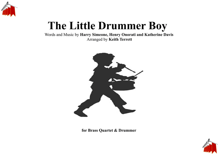 The Little Drummer Boy Brass Quartet scores gallery preview page 1