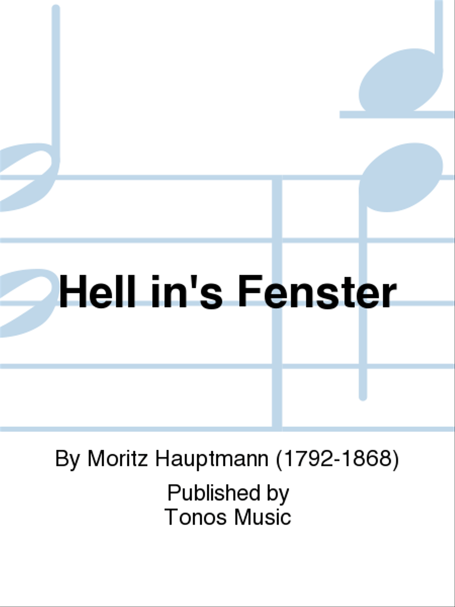 Hell in's Fenster 4-Part scores gallery preview page 1