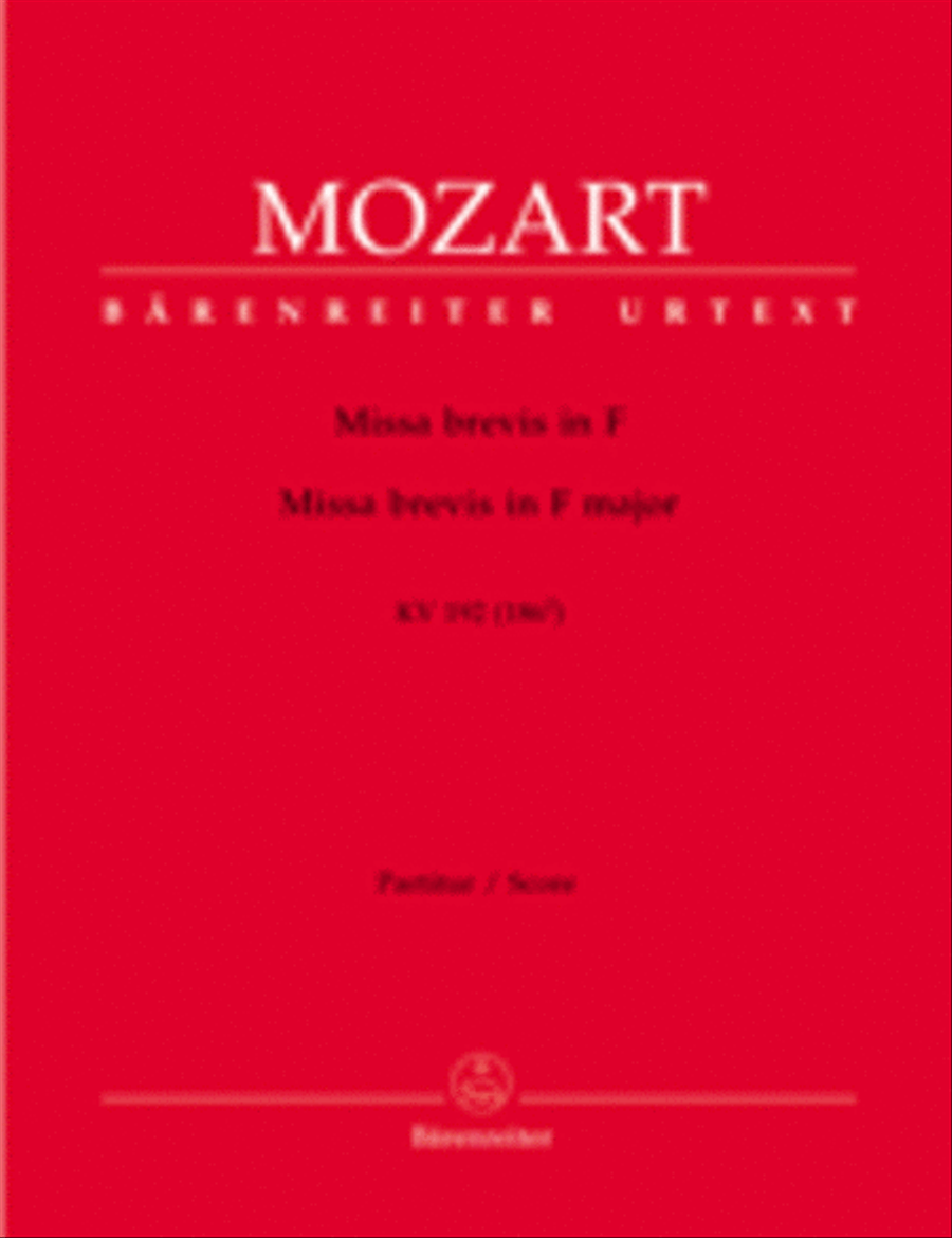 Missa brevis F major, KV 192 (186f)