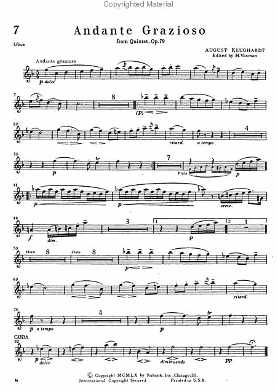 Ensemble Repertoire for Woodwind Quintet Woodwind Quintet scores gallery preview page 4