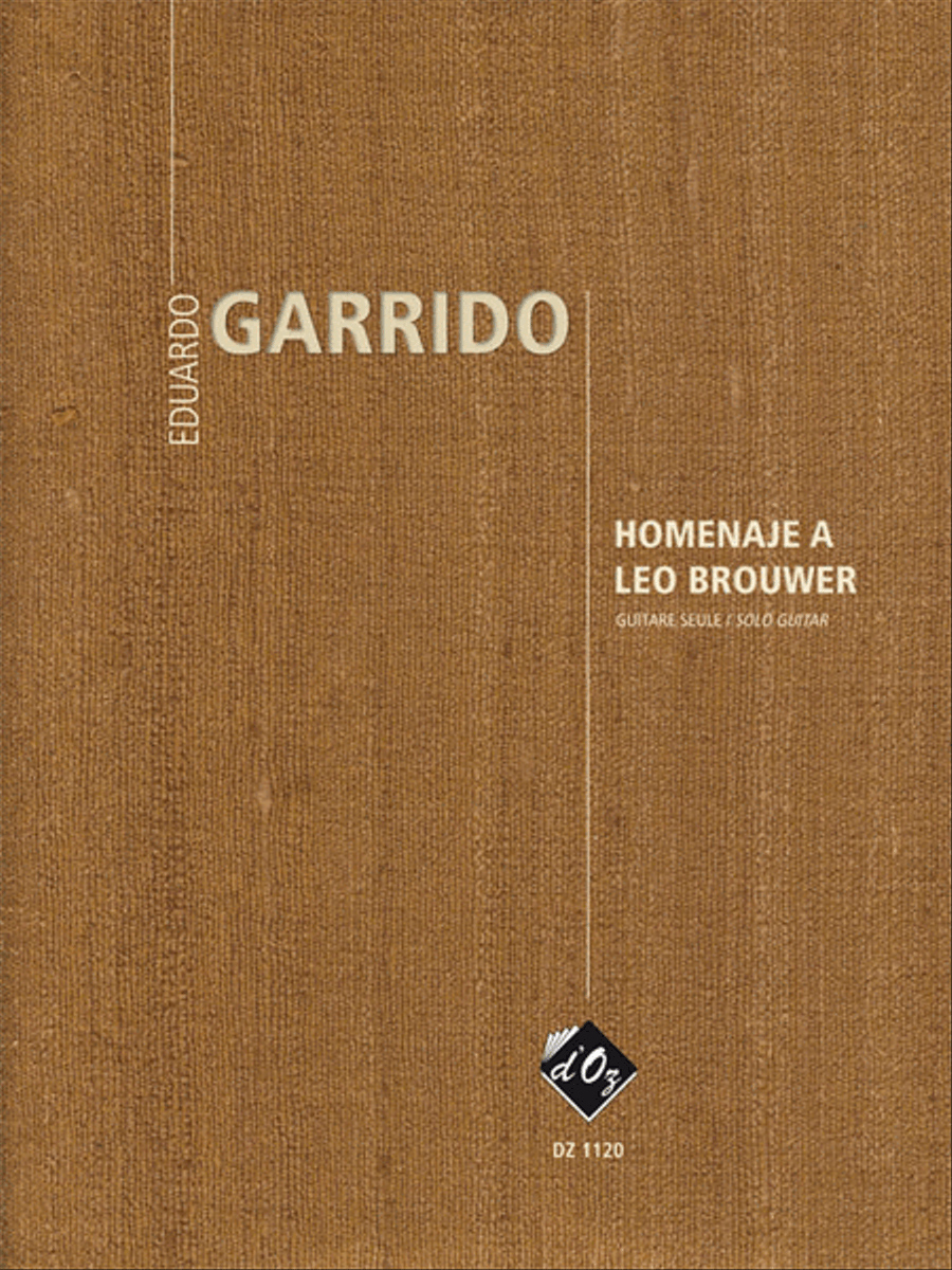 Homenaje a Leo Brouwer Classical Guitar scores gallery preview page 1