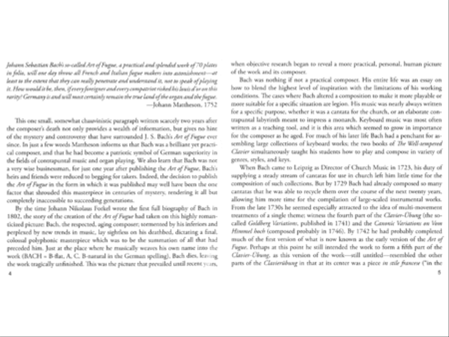 Johann Sebastian Bach: Die Kunst der Fuge / The Art of Fugue CD scores gallery preview page 4
