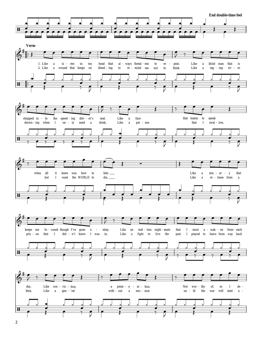 That Was Just Your Life Drum Set scores gallery preview page 2
