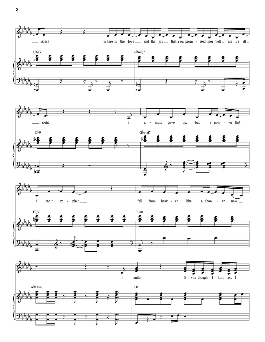 I Smile Piano, Vocal, Guitar scores gallery preview page 2