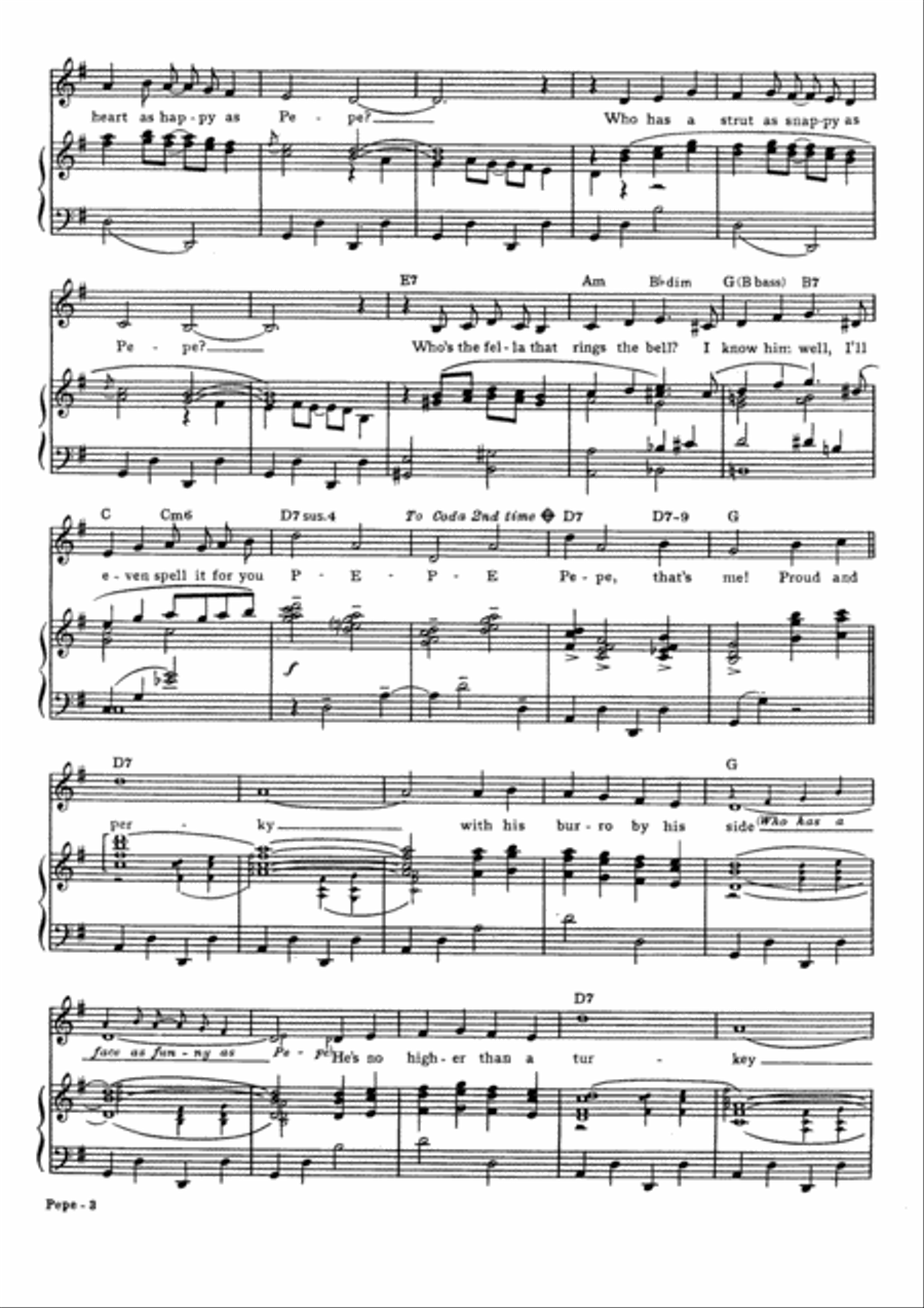 Pepe Voice scores gallery preview page 3