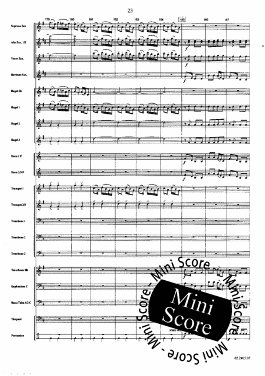 Telemark Fantasy Fanfare Band scores gallery preview page 29
