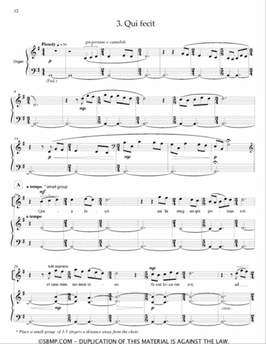 Magnificat - SSAA Choral Book SSAA scores gallery preview page 15