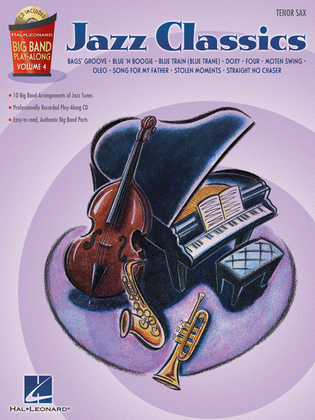 Book cover for Jazz Classics - Tenor Sax