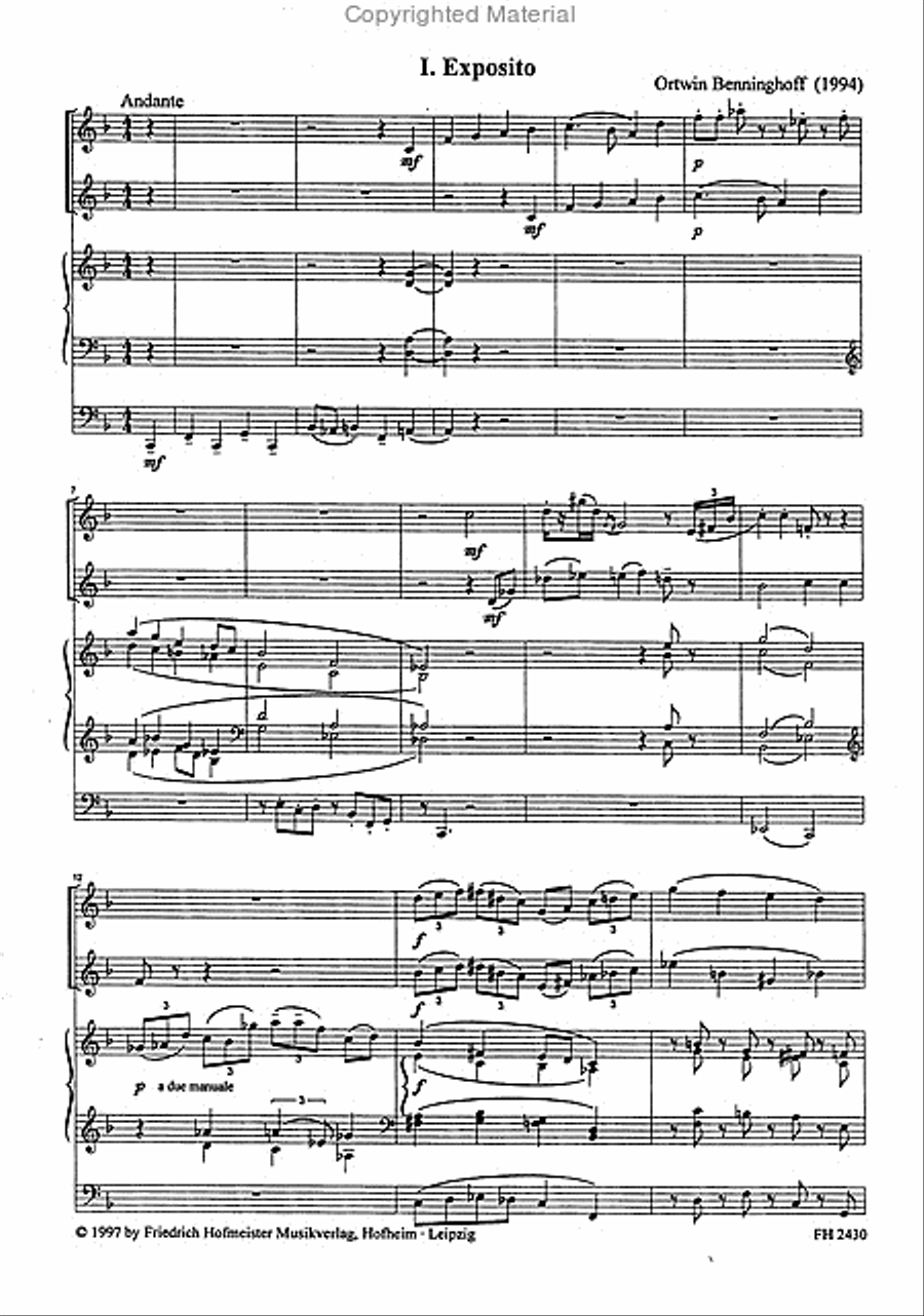 Was Gott tut, das ist wohlgetan Organ scores gallery preview page 2