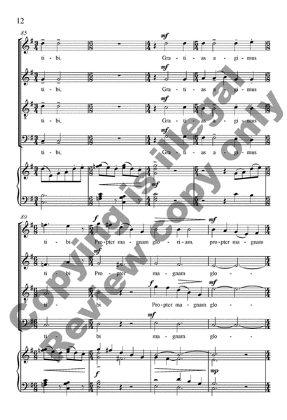 Gloria in excelsis Deo (Organ/Choral Score) image number null