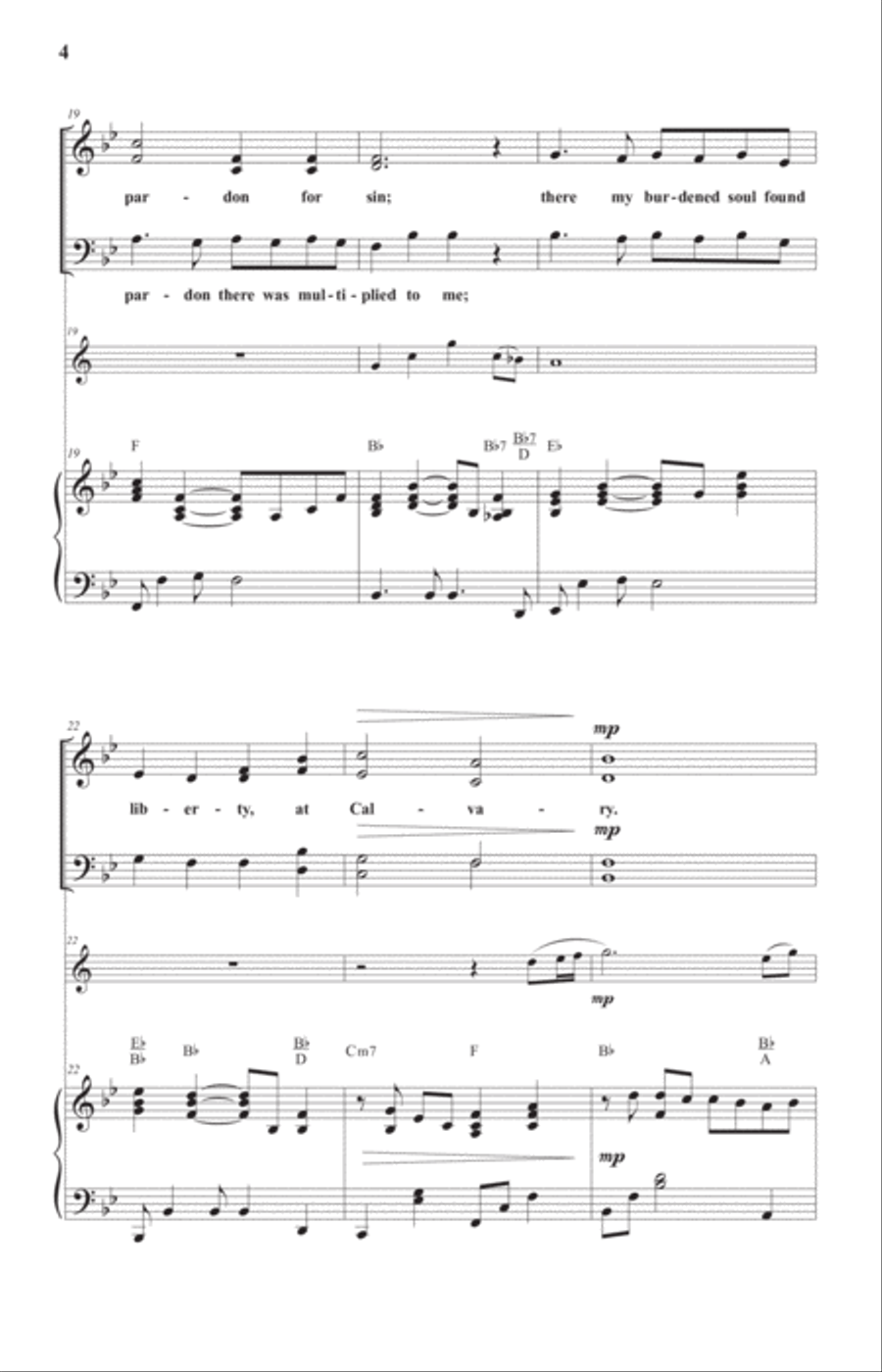 At Calvary 4-Part scores gallery preview page 4