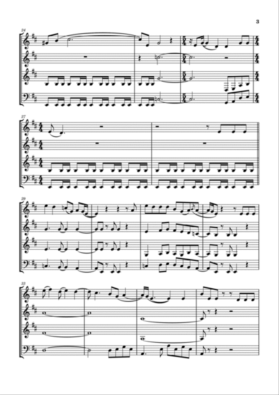 Barracuda Barracuda Woodwind Quartet scores gallery preview page 4