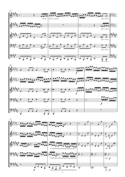 "Wedding Day at Troldhaugen" from Lyriske Smastykker No.8 for Brass Quintet image number null