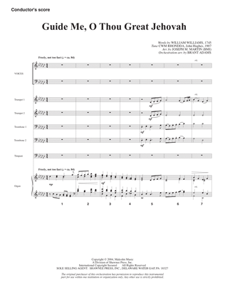 Book cover for Guide Me, O Thou Great Jehovah (arr. Joseph M. Martin) - Full Score