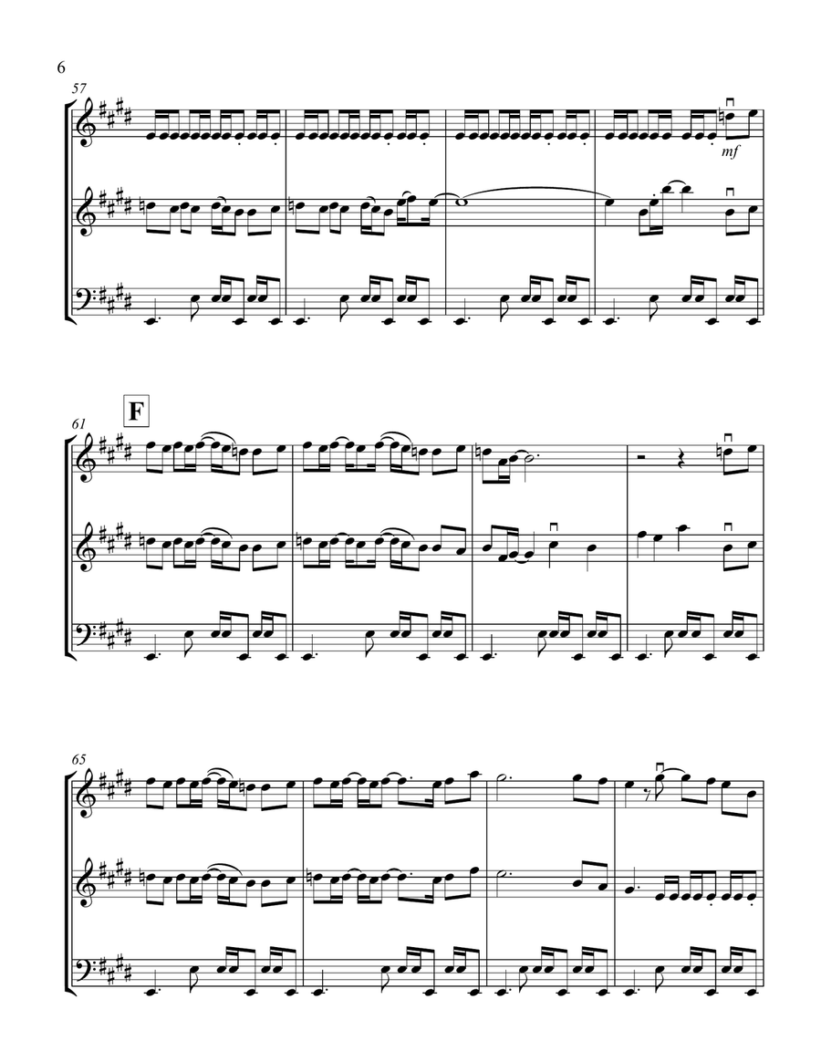 (i've Had) The Time Of My Life String Trio scores gallery preview page 6