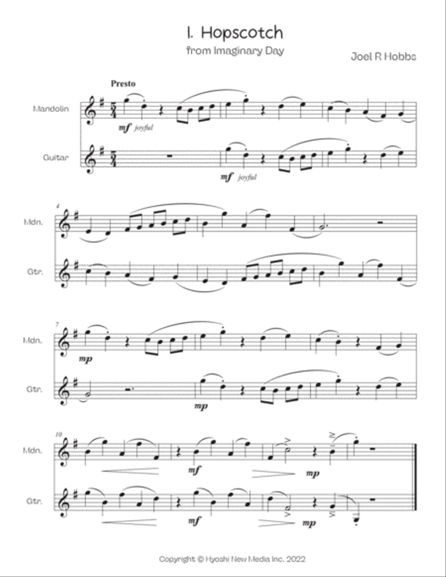 Imaginary Day Chamber Music scores gallery preview page 3