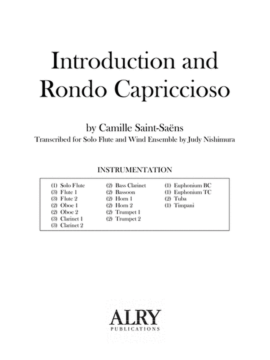 Introduction and Rondo Capriccioso for Solo Flute and Wind Ensemble