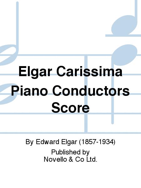 Carissima Piano Conductors Score