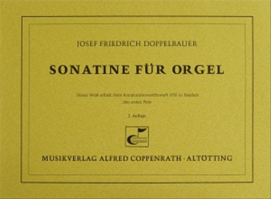 Sonatine fur Orgel