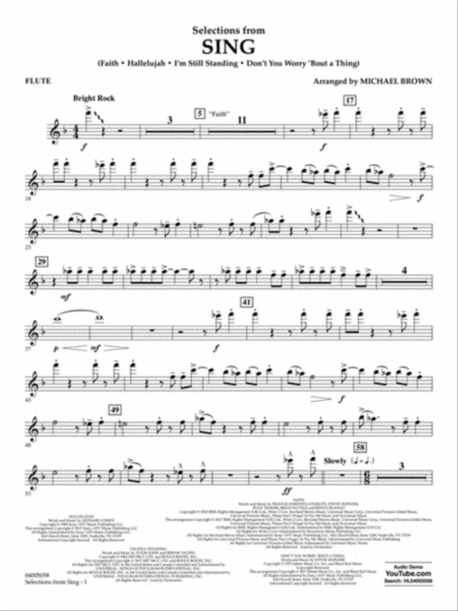 Selections from Sing Concert Band scores gallery preview page 4