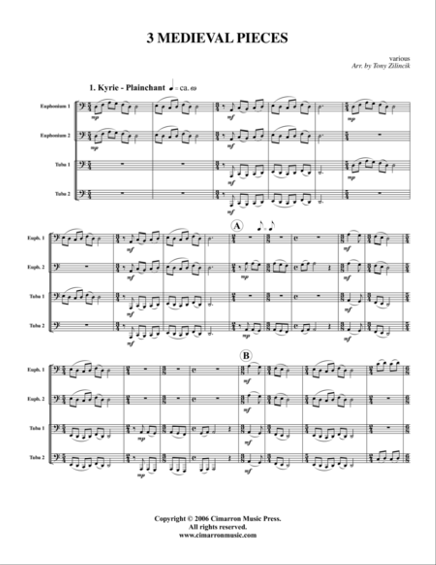 3 Medieval Pieces EETT scores gallery preview page 1