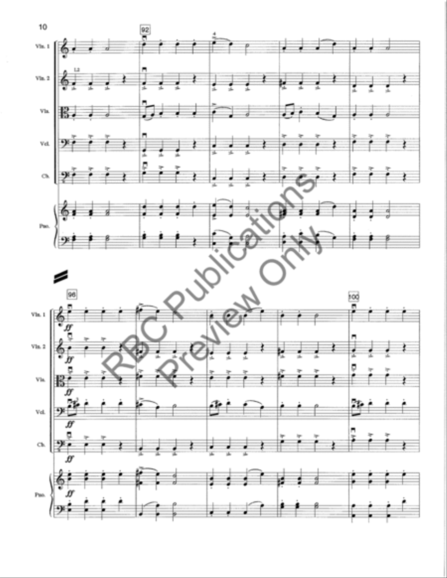 Song And Dance (Score) Song And Dance (Score) String Orchestra scores gallery preview page 13