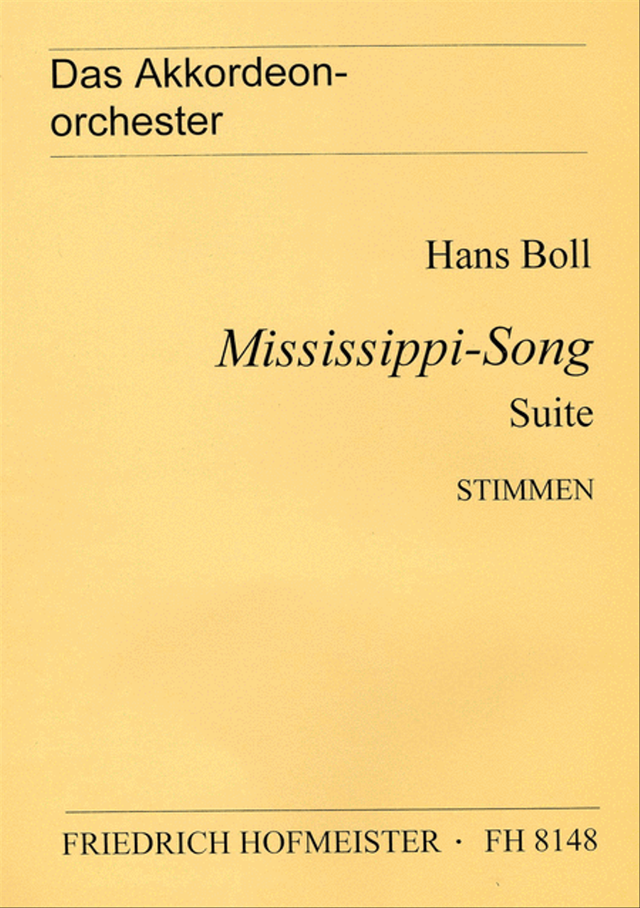Mississippi-Song. Suite / Stimmensatz Accordion Orchestra scores gallery preview page 1