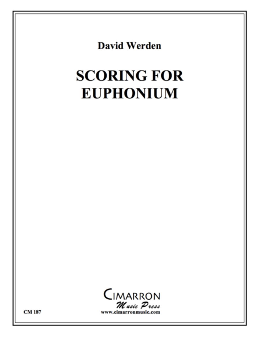 Scoring for Euphonium Euphonium scores gallery preview page 1