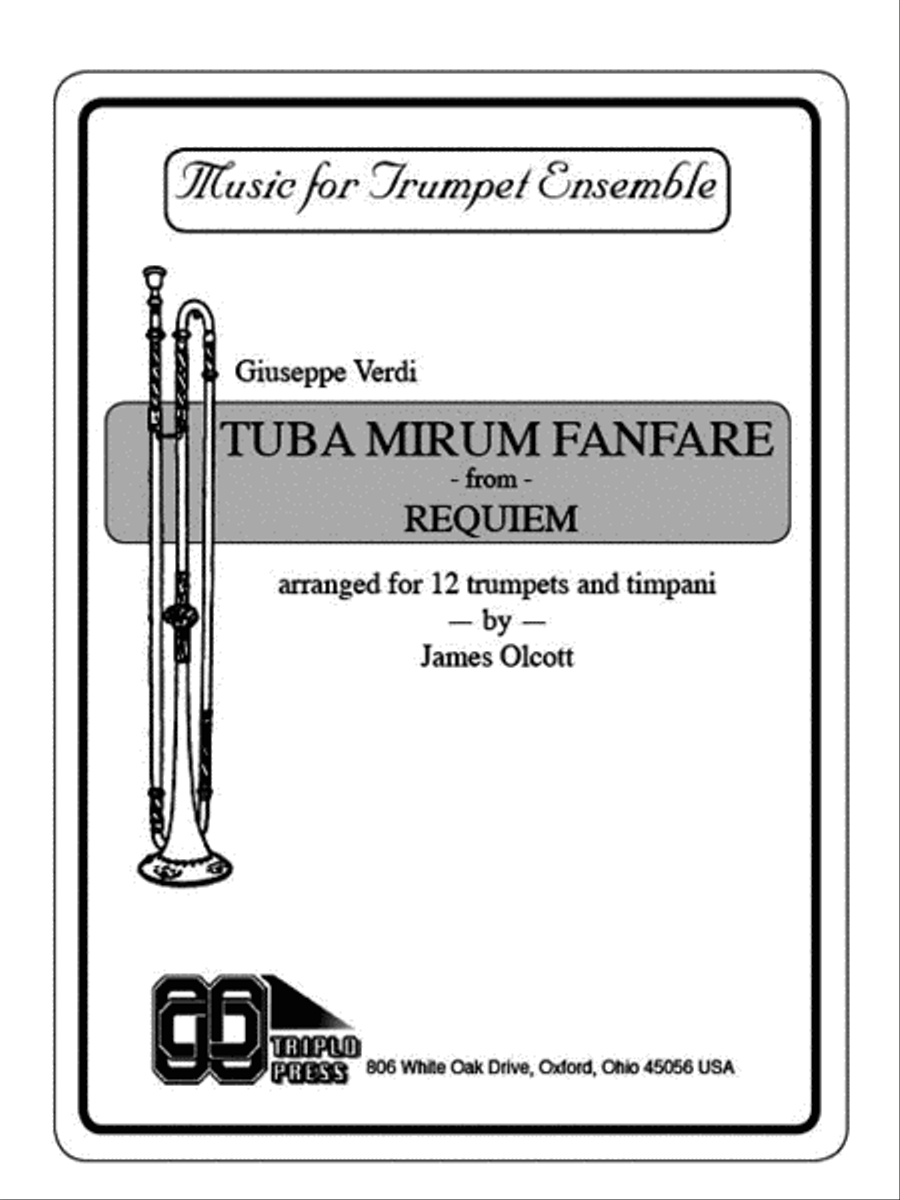 Tuba Mirum from Requiem Small Ensemble scores gallery preview page 1