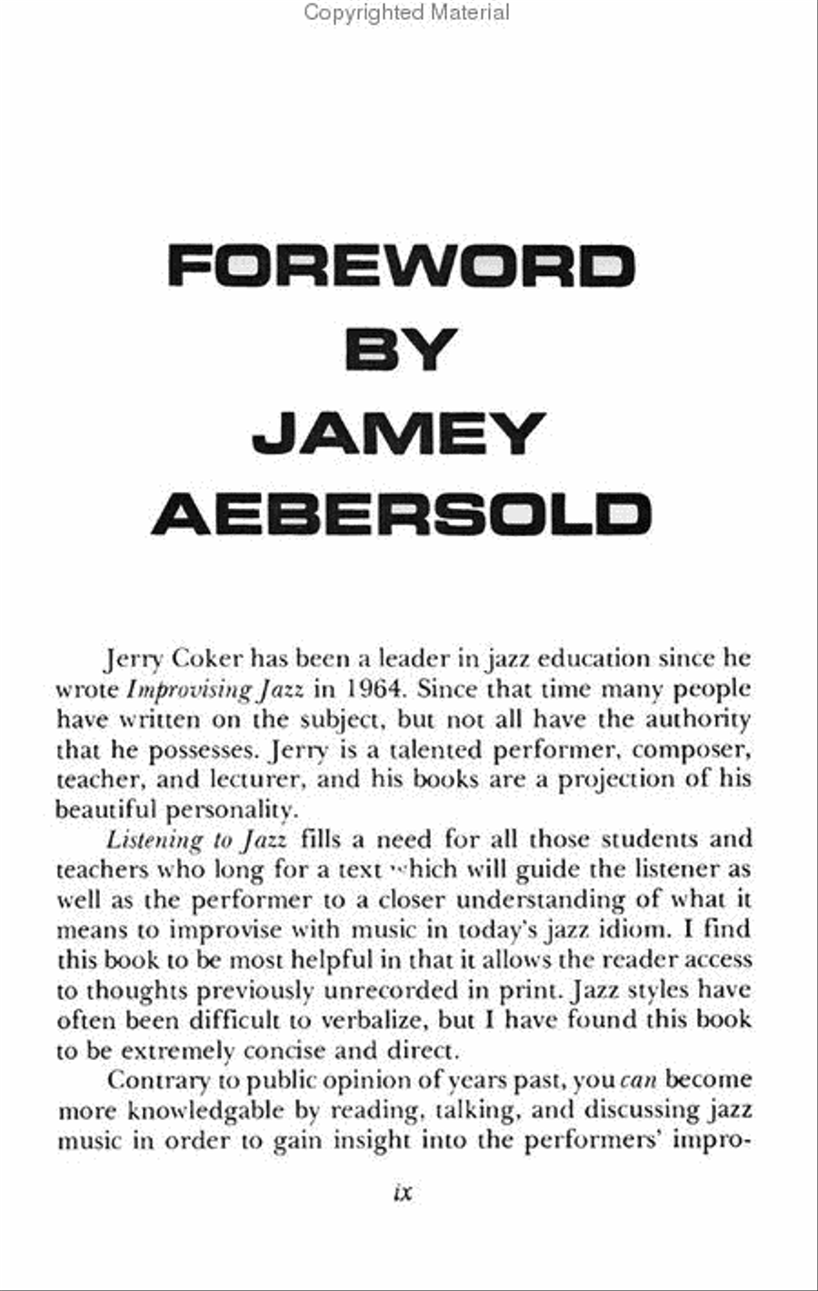 How To Listen To Jazz Voice scores gallery preview page 6