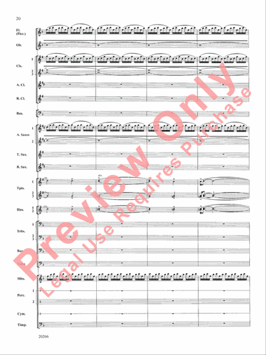 Ghost Fleet Ghost Fleet Concert Band scores gallery preview page 21