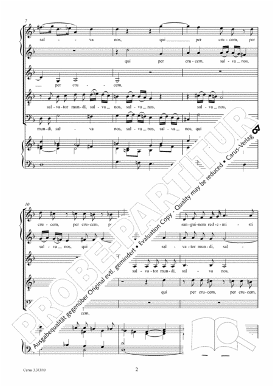 Salvator mundi Salvator mundi SSATB scores gallery preview page 3