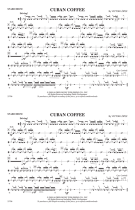 Cuban Coffee: Snare Drum