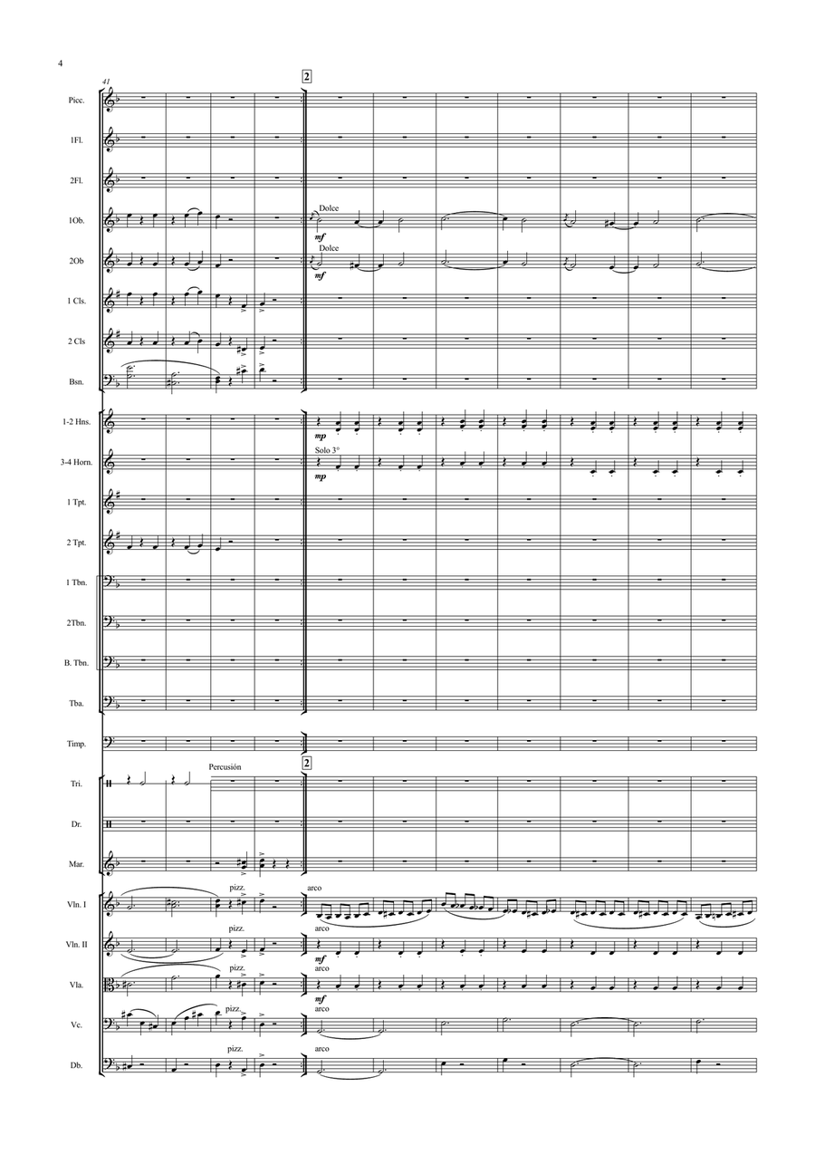 Dios nunca Muere Full Orchestra scores gallery preview page 4