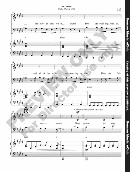 We Cry Out (Choral Book) image number null