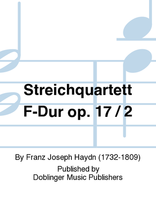 Streichquartett F-Dur op. 17 / 2