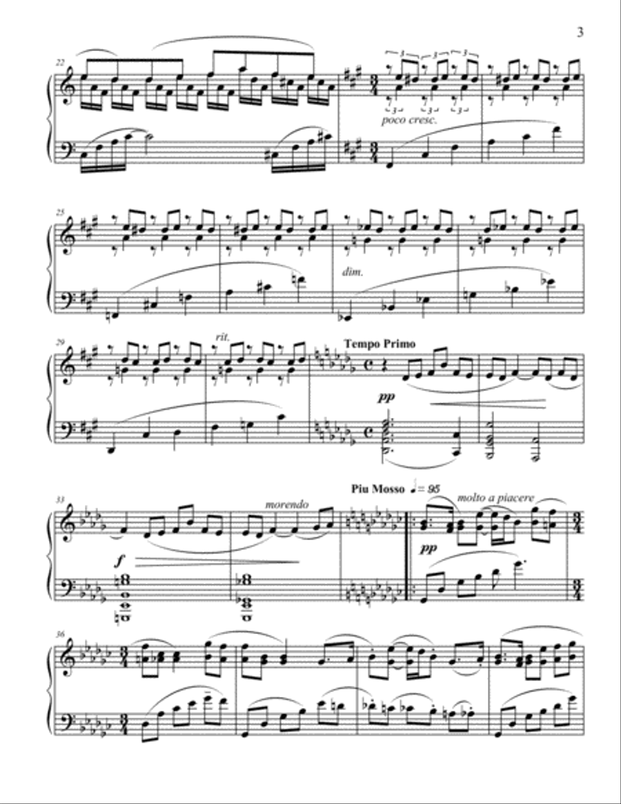 Pour le Poete Piano Solo scores gallery preview page 4